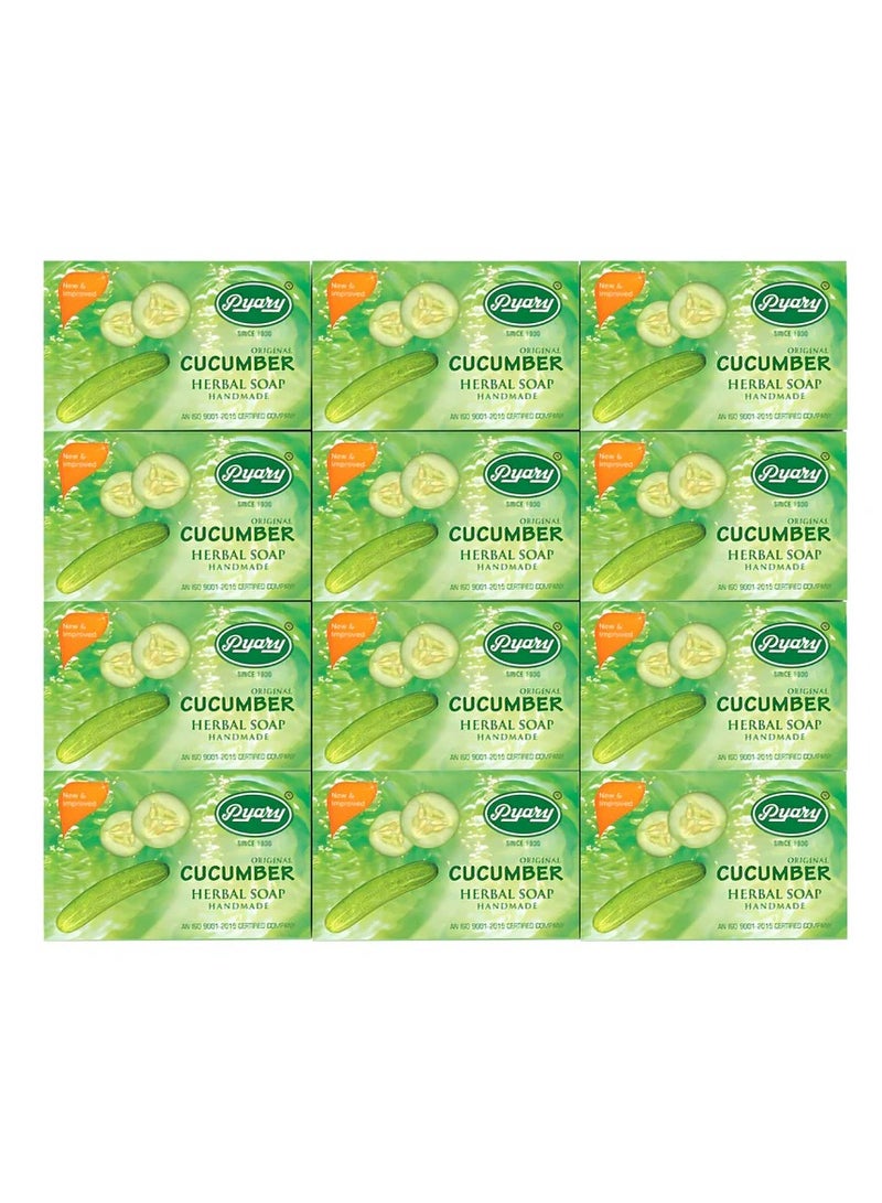 Pyary Pyari Cucumber Soap 12 Pieces - Image 1