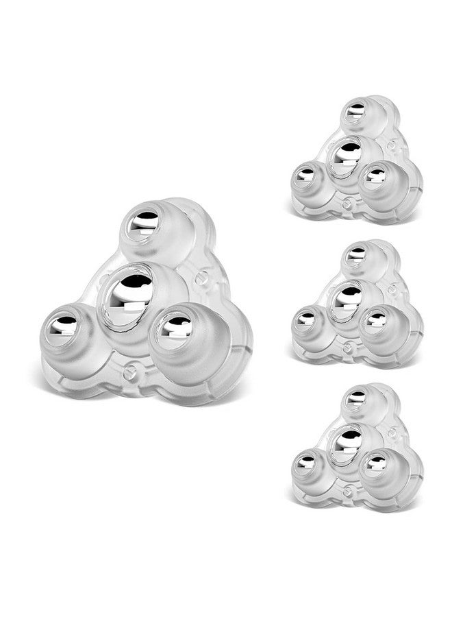 HASTHIP® 4Pcs Self Adhesive Caster Wheels 360° Rotation Caster Wheels for Small Appliances, 2.4 Inch Swivel Wheels for Furniture Moving, 25KG Load Capacity Per Caster, for Trash Can, Storage Bins - Image 1