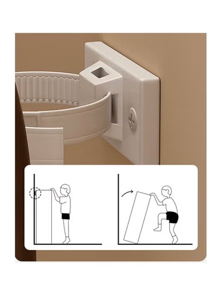 كلناميان رف تخزين زاوية من الخشب الصلب على شكل مروحة لغرفة المعيشة خزانة مثلثة خزانة زاوية أرضية حائطية رف كتب - Image 3