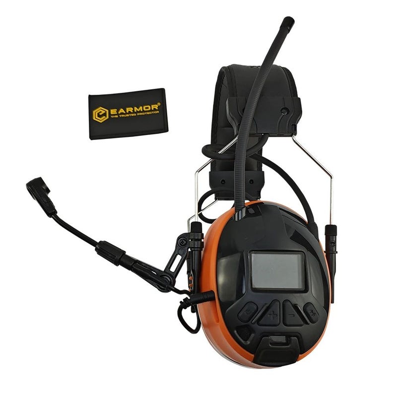Earmor C52 Electronic Noise Cancelling Headset, Hearing Protection with Bluetooth, Black - Image 2