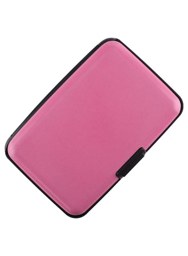 BoHong Aluminum Credit Card Holder Mini RFID Aluminum Wallet Women RFID Blocking Business Card Case Hard Shell Wallets for Women Men - Image 1