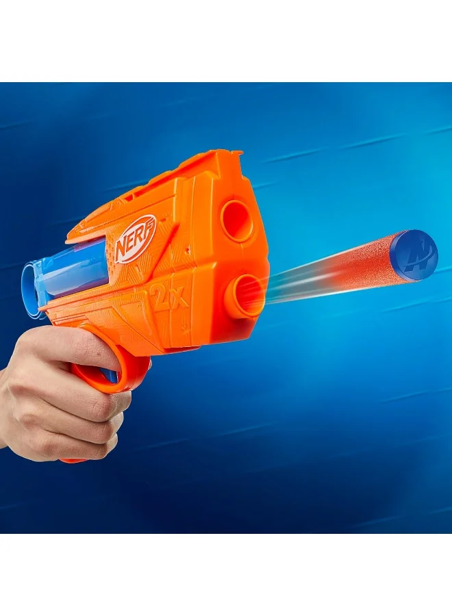 NERF Nerf N Series Ward Blaster, 2 Nerf N1 Darts Compatible Only with Nerf N Series Blasters, Kids Outdoor Games, Ages 8+