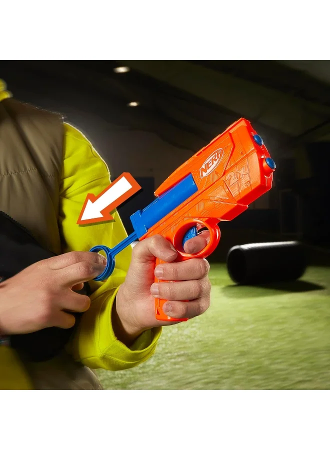NERF Nerf N Series Ward Blaster, 2 Nerf N1 Darts Compatible Only with Nerf N Series Blasters, Kids Outdoor Games, Ages 8+