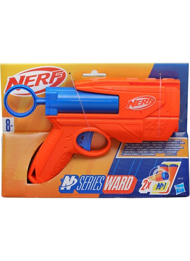 نيرف Nerf N Series Ward Blaster, 2 Nerf N1 Darts Compatible Only with Nerf N Series Blasters, Kids Outdoor Games, Ages 8+