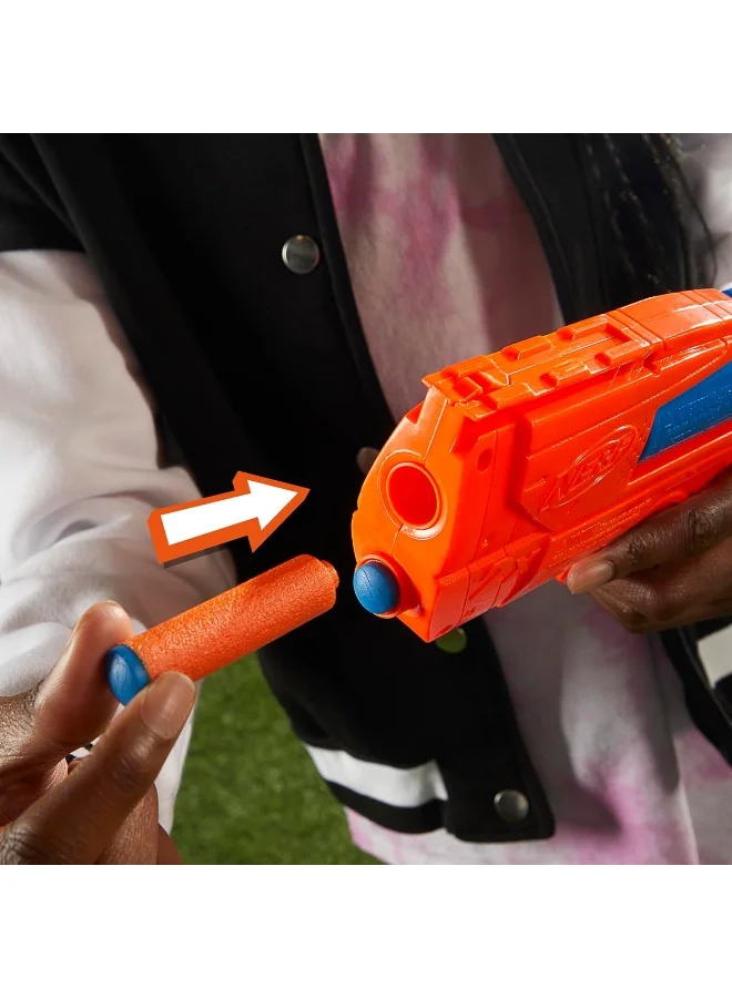 NERF Nerf N Series Ward Blaster, 2 Nerf N1 Darts Compatible Only with Nerf N Series Blasters, Kids Outdoor Games, Ages 8+