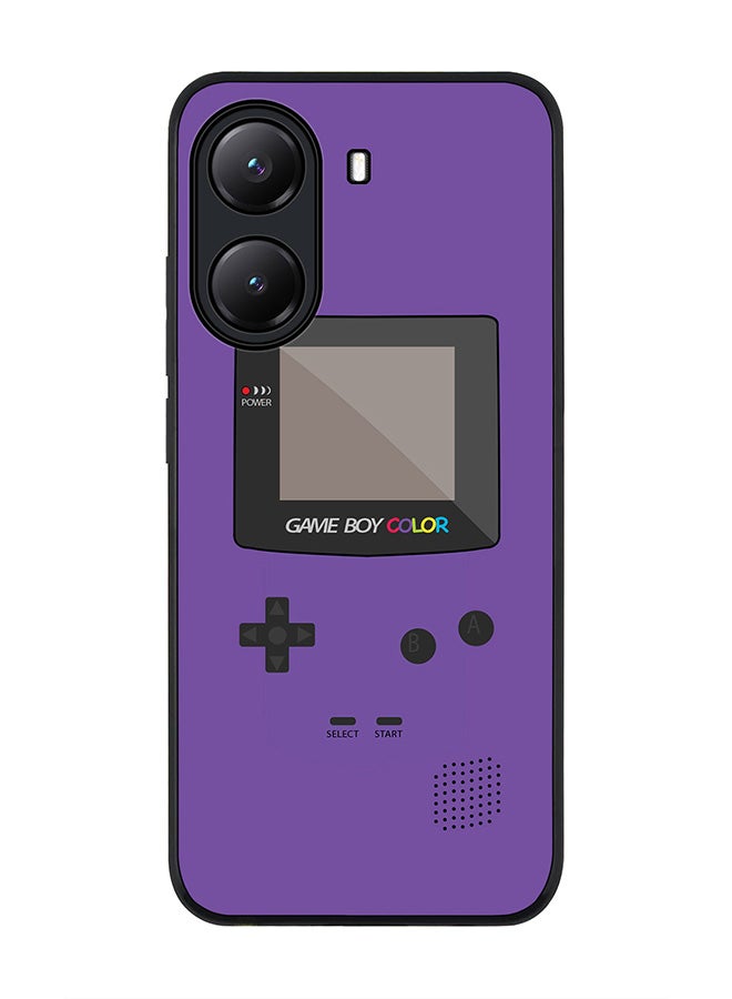 Stylizedd For Xiaomi Poco X7 Pro 5G Case,Slim fit Camera Protection, Shockproof Thin Phone cover  - Gameboy Color - Purple - Image 1