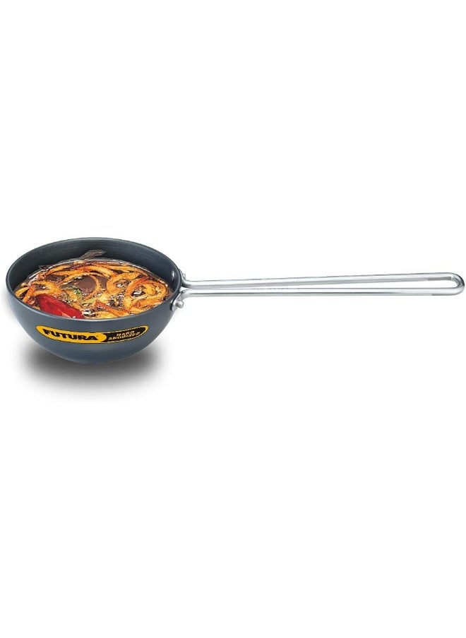 Hawkins - Hawkins Futura Hard Anodised Tadka Pan 12cm, 3.25mm (Spice Heating Pan), Aluminium, Black - Image 1