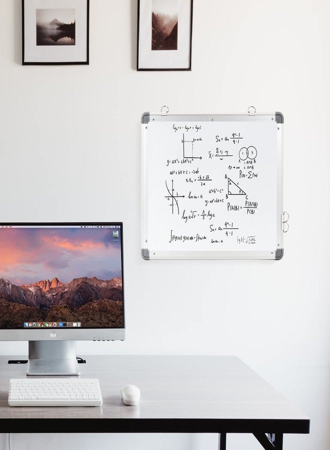 LUCYCAZ Weekly Dry Erase Board, 16" x 12" Magnetic Dry Erase Board for Wall, Hanging Double-Sided to Do List Whiteboard, Small Weekly Planning Board for School, Home, Office - Image 5