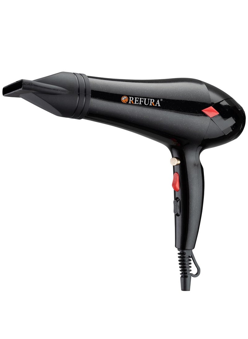 REFURA Professional Hair Dryer 3000W Black RE-3000 - Image 1
