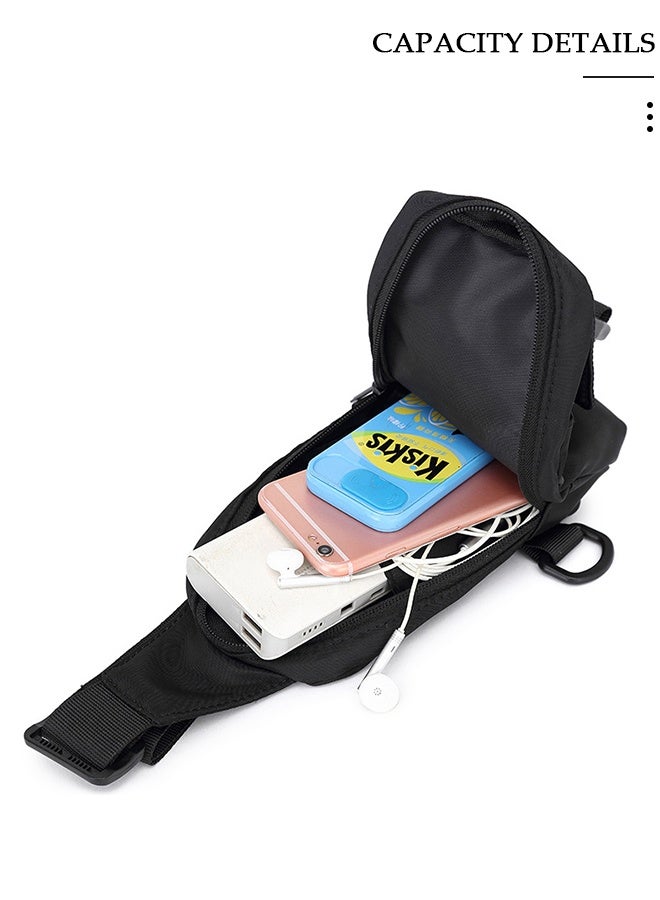 DUNISO Sling Bag for Men and Women Waterproof Crossbody Bag Packs Purses Chest Bags with Adjustable Shoulder Belt Anti-theft Crossbody Shoulder Bag for Travel Sport Camping Traveling - Image 4
