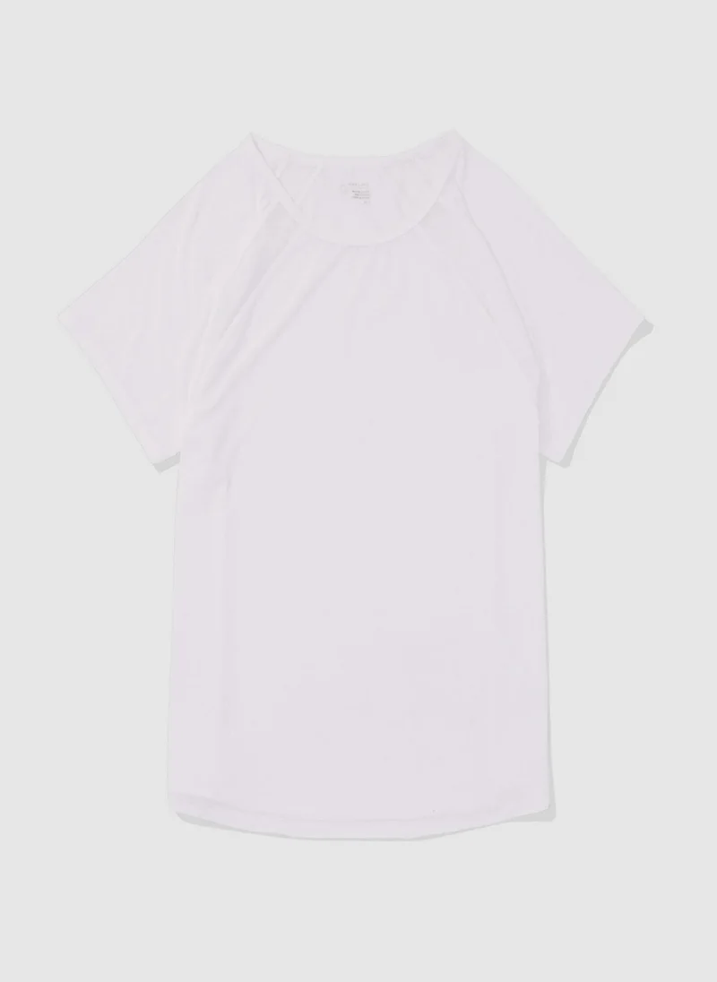 Aerie Crew Neck Half Sleeve T-Shirt