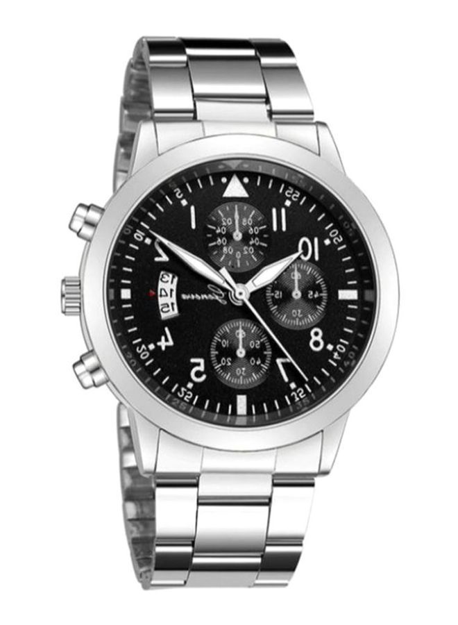 NIBEMINENT men Date Display Stainless Steel Analog Watch NNSB03704905 - Image 3