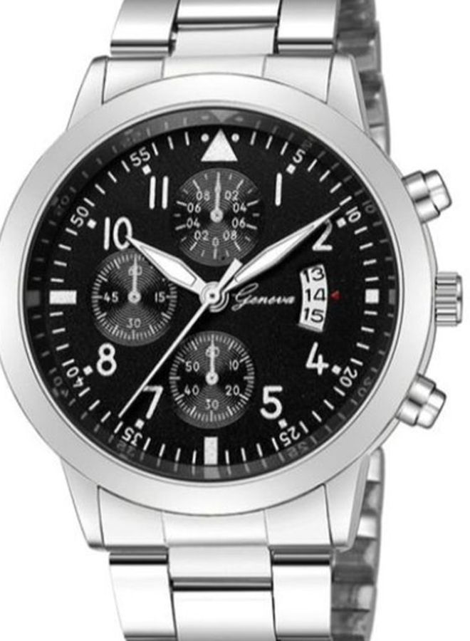 NIBEMINENT men Date Display Stainless Steel Analog Watch NNSB03704905 - Image 2