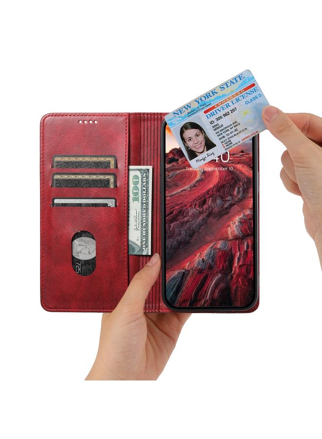 Suteni Case For Samsung Galaxy S24+ 5G J02 Oil Wax Wallet Leather Phone Case - Image 5