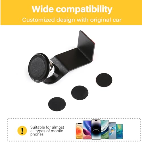 Bekantogy Car Phone Holder Compatible with Land Rover Defender 90 110 130 2020-2024 Models Aluminum Alloy Cell Phone Holder Car Dashboard Cell Phone Holder - Image 5
