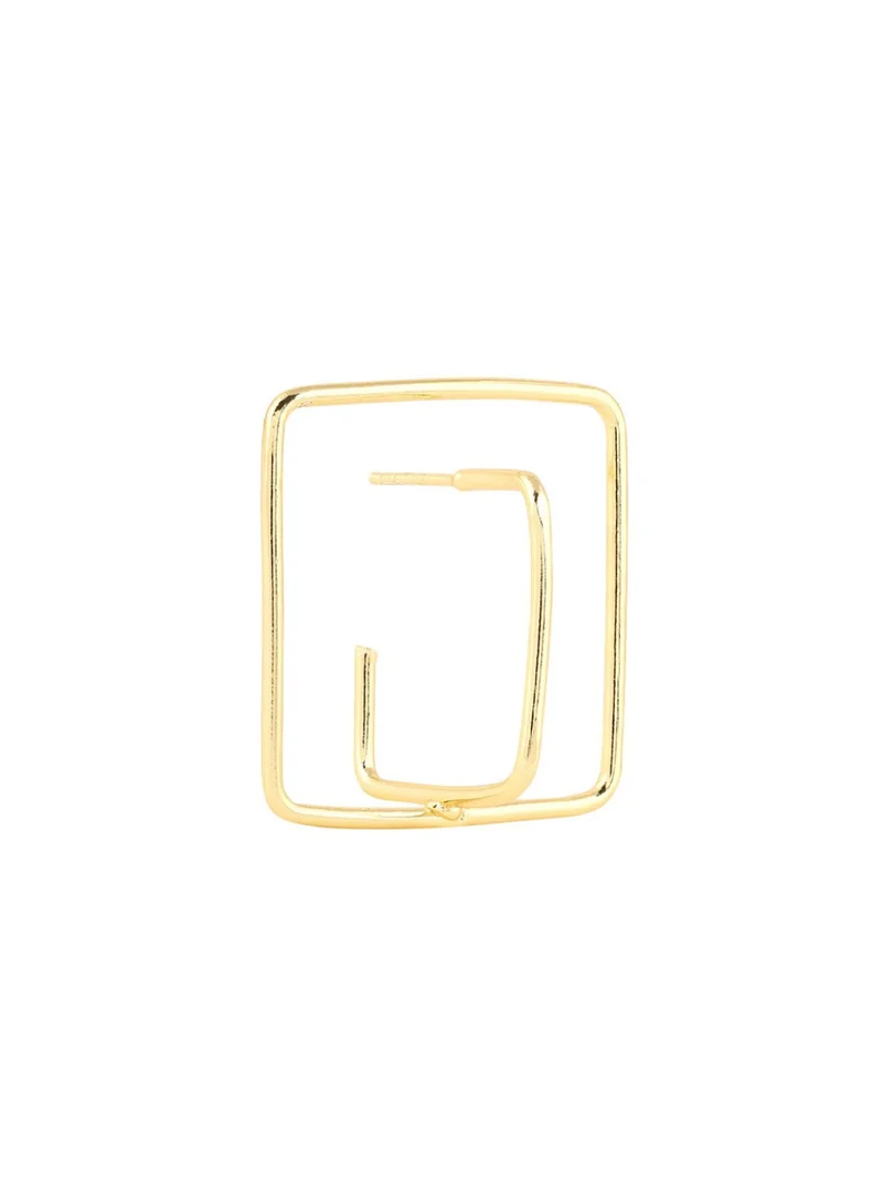 Priyaasi Geometric Half Hoop Earrings