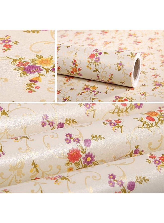 wolpin Wall Sticker Wallpaper (45 x 500 cm) DIY Self Adhesive Decal Floral Bouquet Kids Room, Baby Room Bedroom, Yellow - Image 5