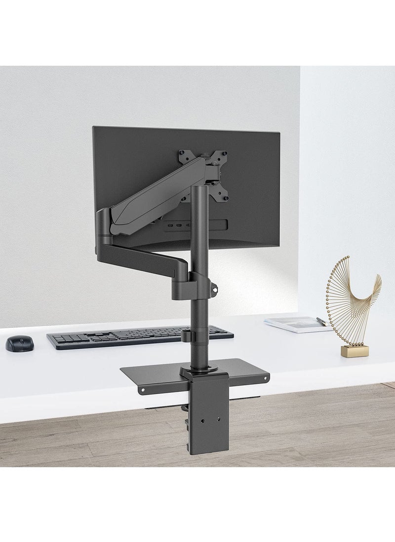 XICEN - Steel Reinforcement Bracket for Thin Glass and Other Fragile Table Tops Compatible with Most Monitor Mount Stand Grommet C Clamp Installation CGRP B - Image 1