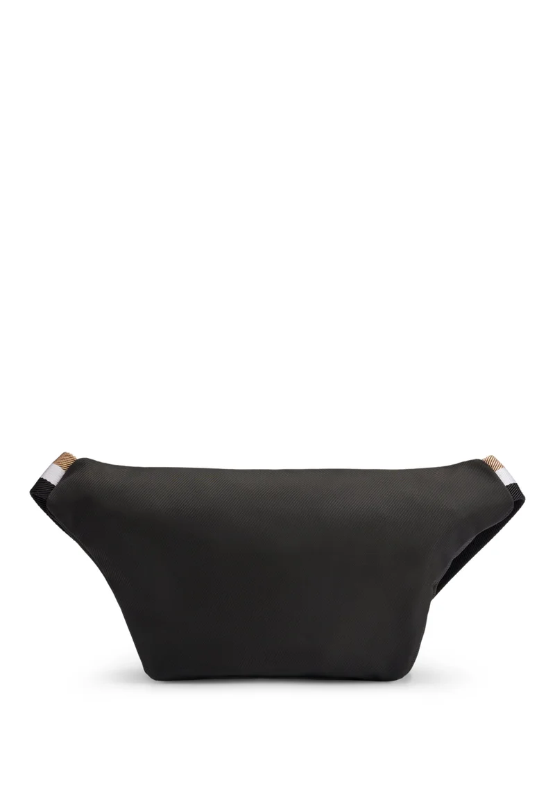 BOSS Structured belt bag with contrast logo