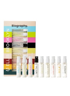 Ellis Brooklyn BIOGRAPHY Fragrance Discovery Set  Eau De Parfum for Women Sample Perfume Set Perfumes for Women Clean Perfume Long Lasting Perfume