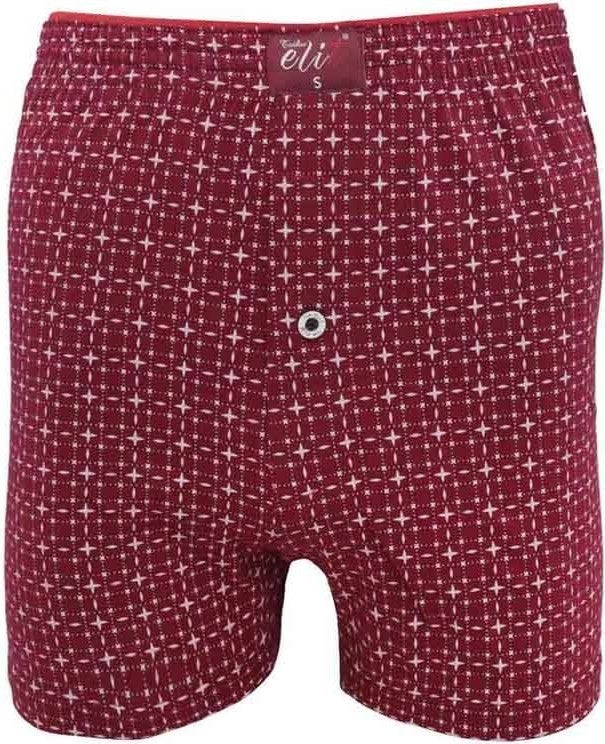 Tutku Elit Towel Waist Flat Men's Boxer 1101 | burgundy - Image 2