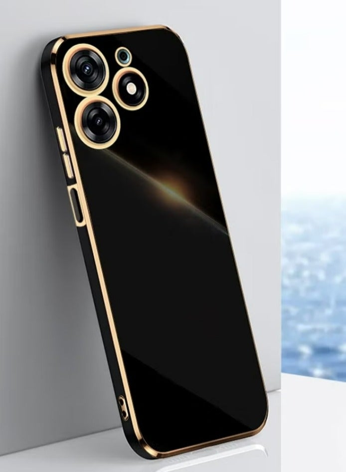 ITEL A70 4G Mobile Phone Case Cover, Luxury Plating Soft Back Cover, Raised Full Camera Protection - Image 1