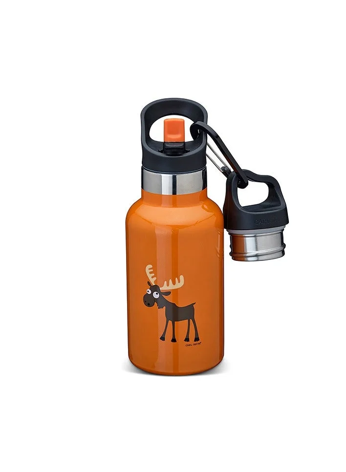كارل أوسكار BentoDisc & TEMPFlask  Combo Pack - Moose (Stainless steel Flask 0.5 L + Lunchbox  0.9L) Orange