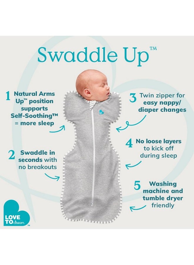 Swaddle Up, Baby Sleep Sack, Self-Soothing Swaddles For Newborns, Improves Sleep, Snug Fit Helps Calm Startle Reflex, New Born Essentials For Baby, Small 8-13Lbs, Gray - pzsku/ZFE111E7386B721E8E02AZ/45/_/1733730627/e1e8edcf-f241-416f-8745-2df7956e2451