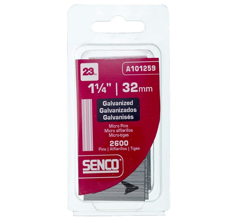 Senco A101259 23Gauge x 114Inch Electro Galvanized Headless Micropins
