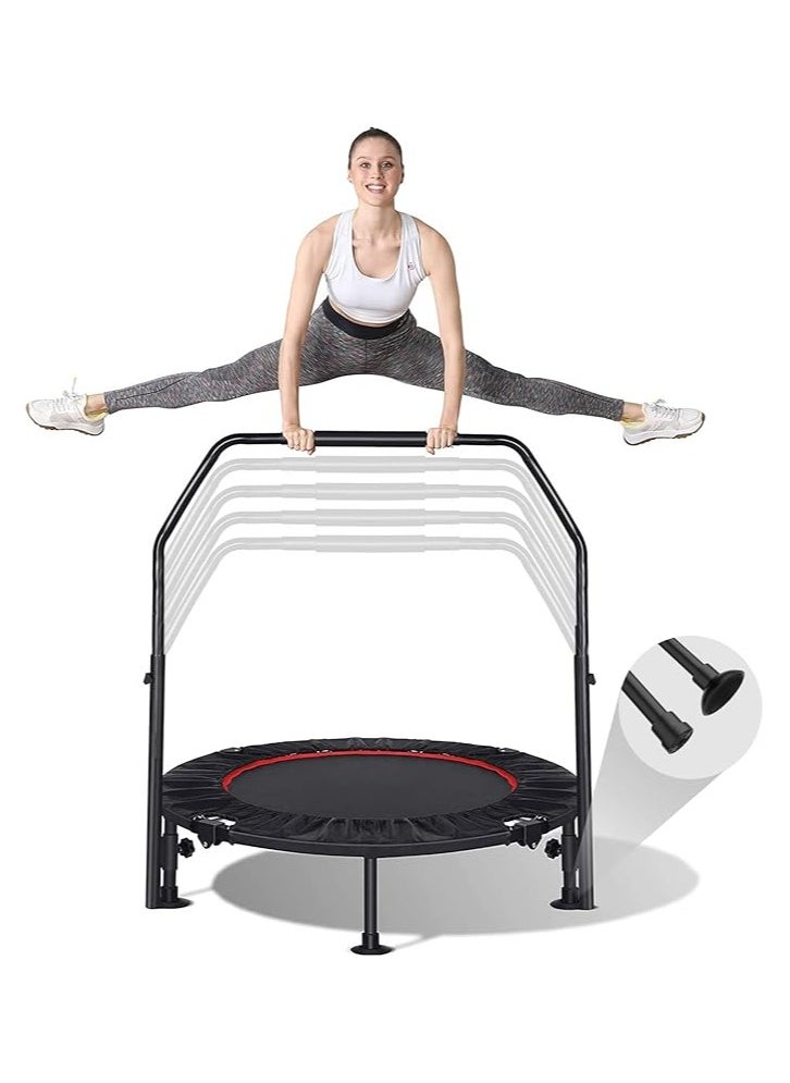 Cool Baby Style - Adult Mini Trampoline 40 inc Include Handle Foldable Indoor Trampoline for Sports and Weight Loss - Image 1