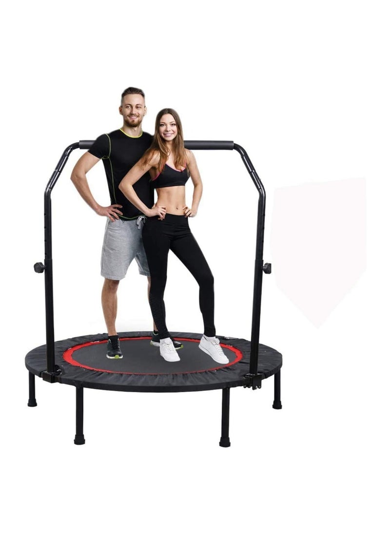 Cool Baby Style - Adult Mini Trampoline 40 inc Include Handle Foldable Indoor Trampoline for Sports and Weight Loss - Image 1