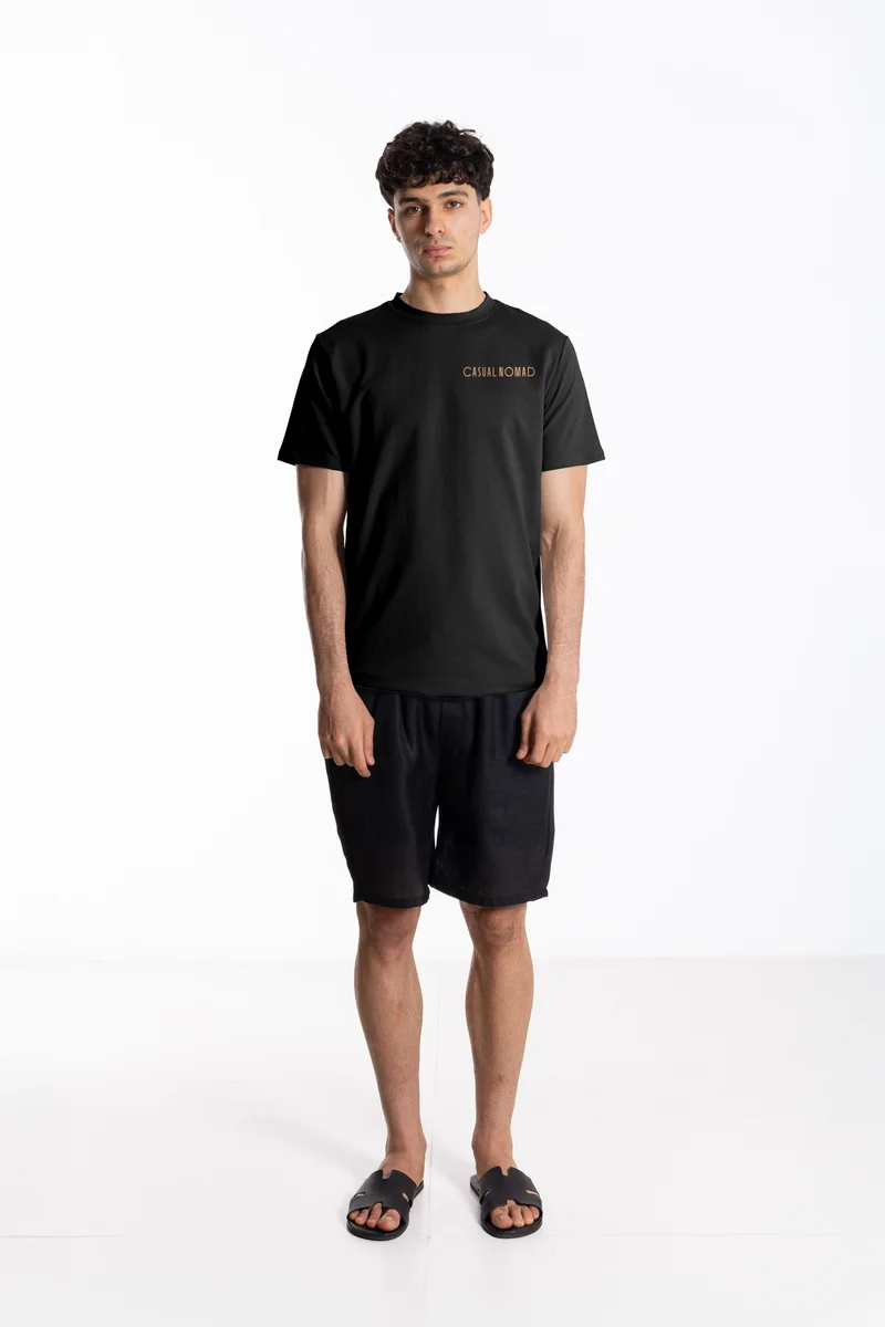 SHAPES PRINTED SLIM FIT T-SHIRT