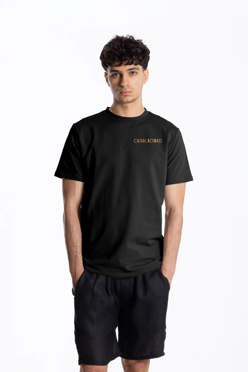 SHAPES PRINTED SLIM FIT T-SHIRT