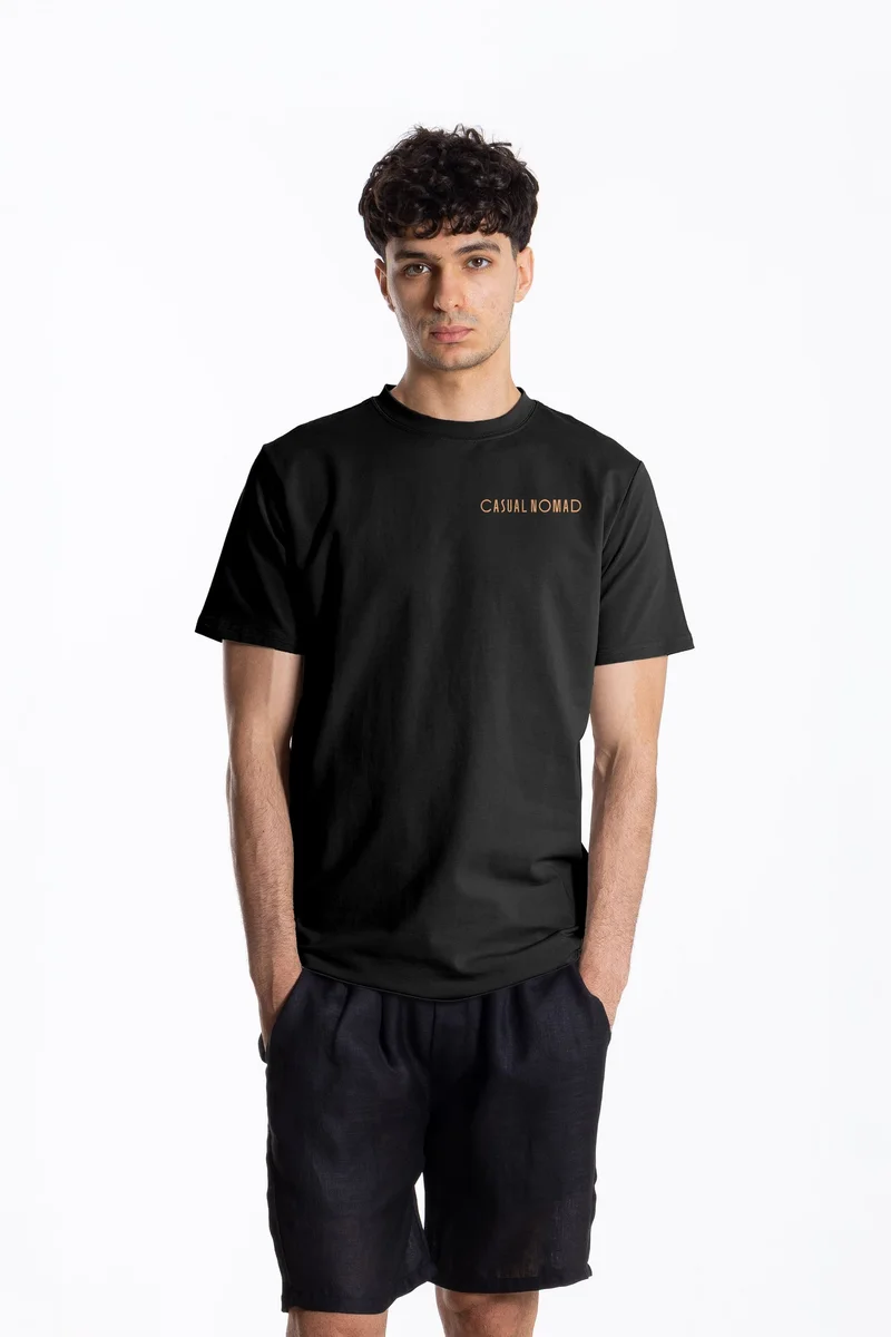 SHAPES PRINTED SLIM FIT T-SHIRT