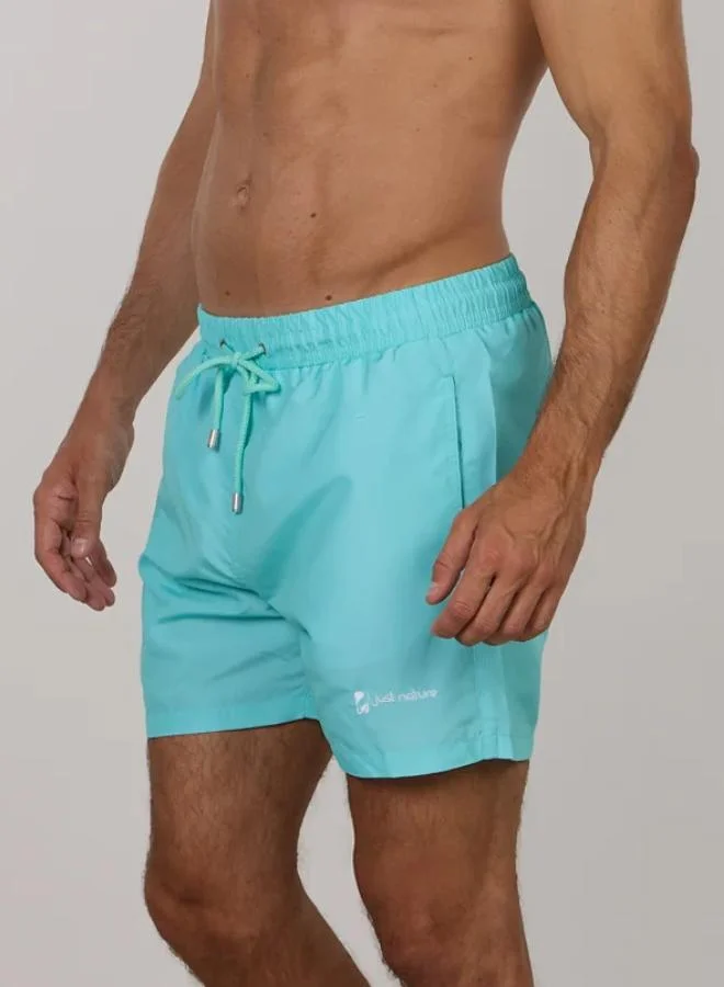 Just Nature Mint Blue Swim Shorts Mint Blue for Men | Best Price UAE