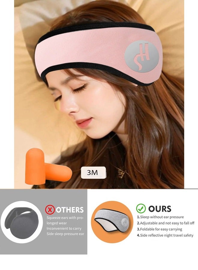 Generic Sleep Eye Mask with Soundproof Ear Covers and Earplugs Set, Comfortable Adjustable Ear Protection for Noise Reduction, Essential Travel Accessory  - Image 4