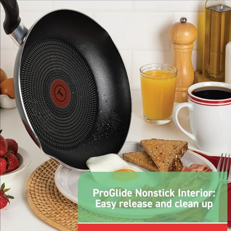 Specialty Nonstick Handy Pot with Glass Lid 3 Quart Oven Safe 350F Cookware, Pots and Pans, Dishwasher Safe Black - Image 2