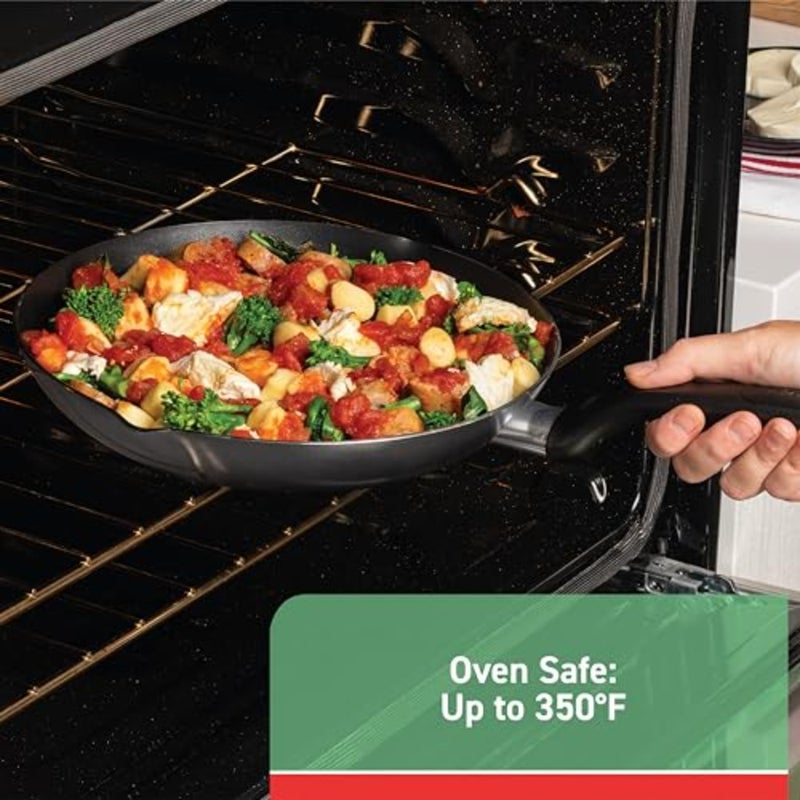 Specialty Nonstick Handy Pot with Glass Lid 3 Quart Oven Safe 350F Cookware, Pots and Pans, Dishwasher Safe Black - Image 5