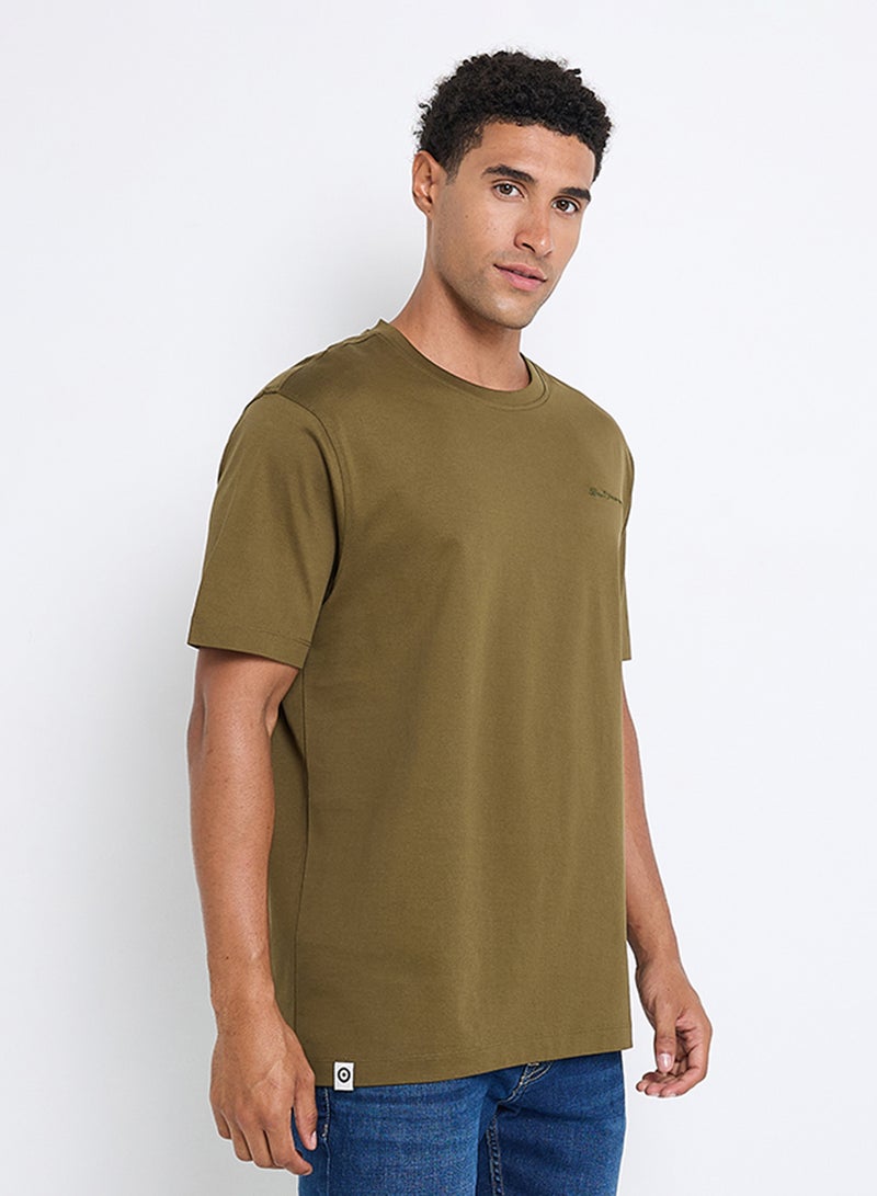 Ben Sherman Basic Mercerised Cotton Crew Neck T-Shirt - Image 3