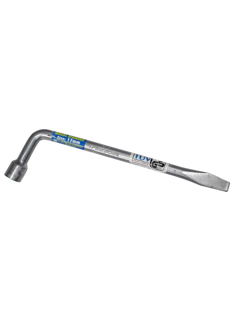 Wheel Spanner - L Type, Silver Color - 17mm