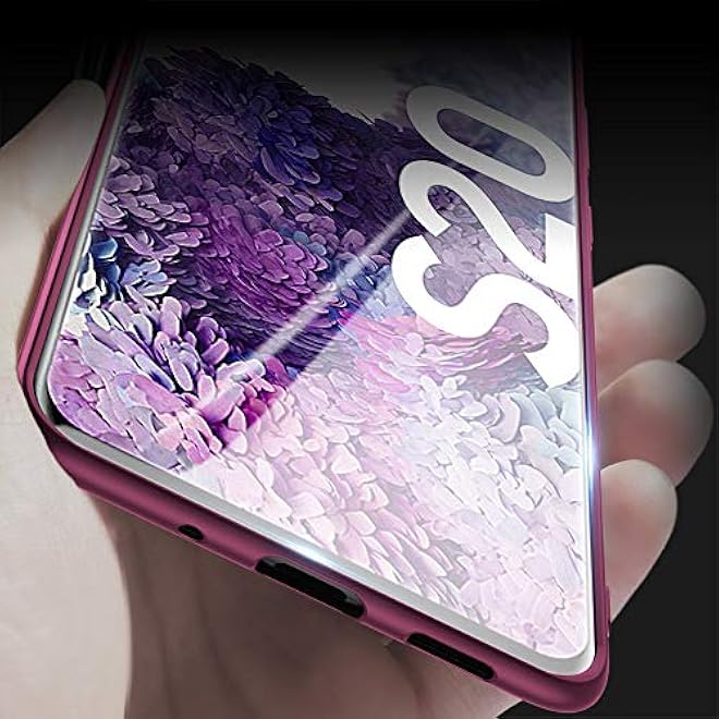X－Level Xlevel Samsung Galaxy S20 Case Slim Fit Soft TPU Ultra Thin S20 Mobile Phone Cover Matte Finish Coating Phone Case Compatiable Samsung Galaxy S20Galaxy S20 5G  WineRed - Image 3