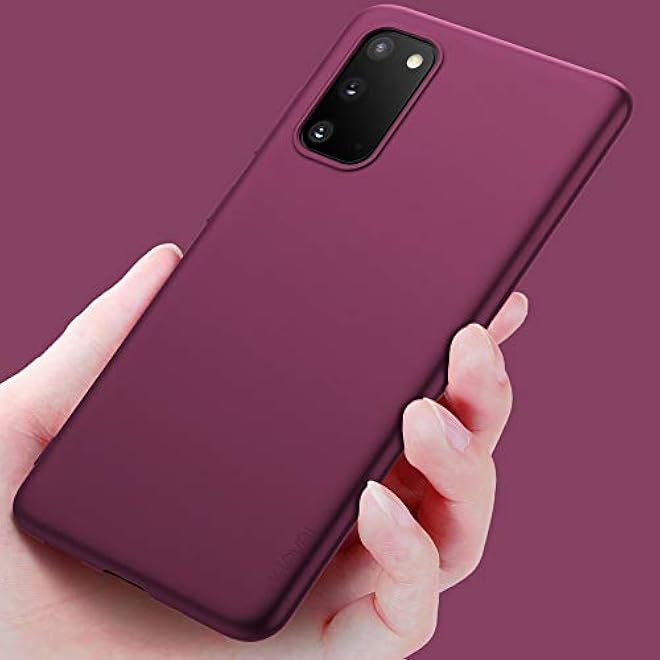 X－Level Xlevel Samsung Galaxy S20 Case Slim Fit Soft TPU Ultra Thin S20 Mobile Phone Cover Matte Finish Coating Phone Case Compatiable Samsung Galaxy S20Galaxy S20 5G  WineRed - Image 5