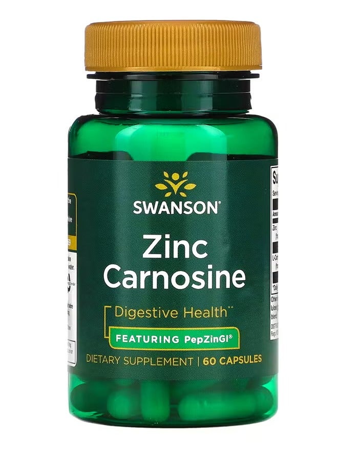 سوانسون زنك كارنوزين ، 60 كبسولة
