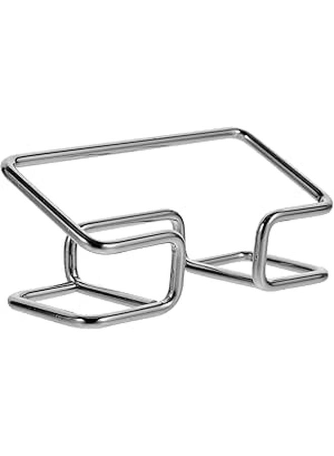 Gold And Black Metal Business Card Holder Display Stand For Desk Office Workspace - Image 1