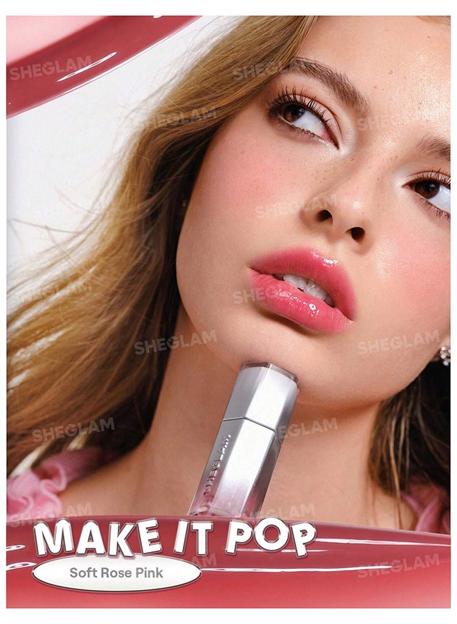 SHEGLAM Glass Lock Air Gloss-Make Lt Pop Make Lt Pop - Image 3