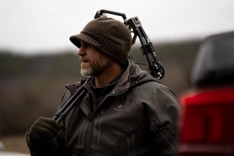 swagger QD42 Quick Detach Hybrid Bipod/Shooting Stick, Compact Hunting Bipod 14" to 42" Range for Rifle, Crossbow, Shotgun, Shoot from Seated Positions, Ground Blinds, or Tree Stands - Image 1
