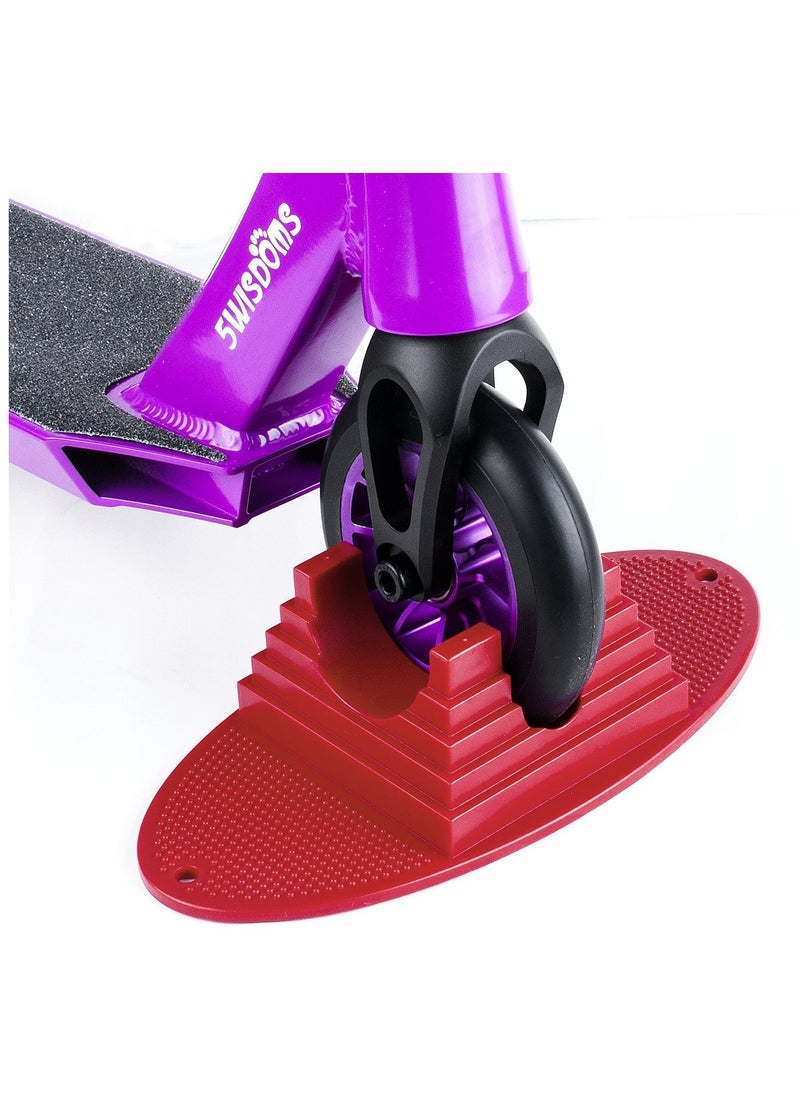 Excefore Scooter Bracket, Universal Pro Scooter Stand, for 95mm to 120mm Scooter Wheels, Suitable for Children's Stunt Scooters, Professional Stunt Scooters, Freestyle Scooters  - Image 3
