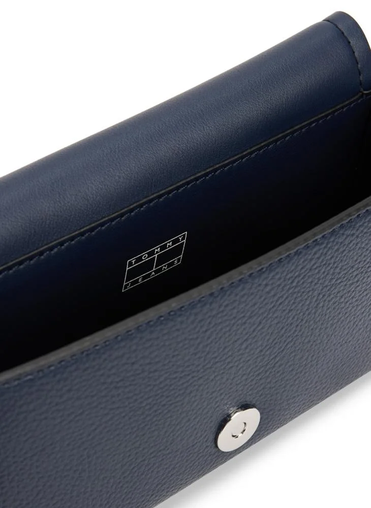 TOMMY JEANS Logo Flap Crossbody Bag