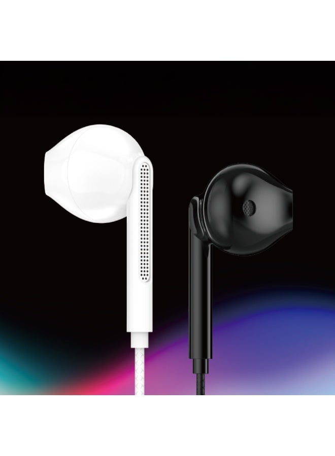 أس بي سماعات أذن سلكية بمنفذ Type-C، صوت ستيريو محيطي، ميكروفون مدمج، كابل مقاوم للتشابك، مناسبة للهواتف الداعمة للتايب سي - Image 5