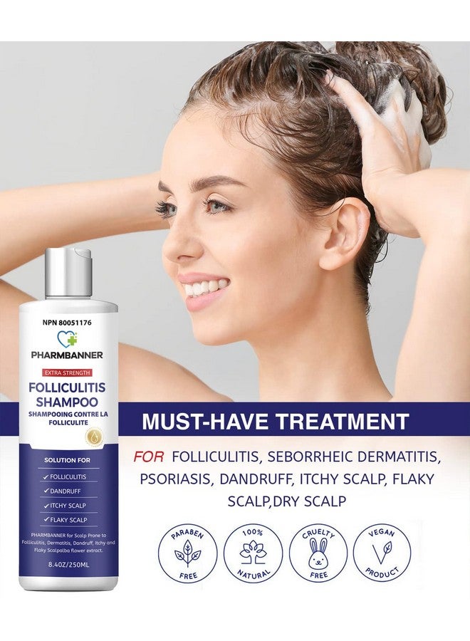 PHARMBANNER Anti-Fungal Shampoo For Folliculitis, Seborrheic Dermatitis, Scalp Psoriasis - Relieves Itchy & Dry Scalp - Image 5